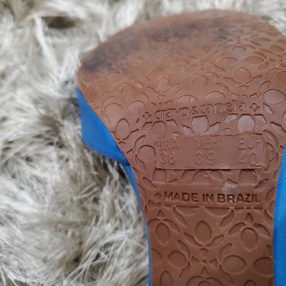 Canela by Hush Puppies, blue slip on heels - Picture 5 of 10